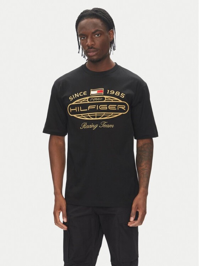 Tommy Hilfiger T-Shirt F1 Movie MW0MW41390 Czarny Regular Fit