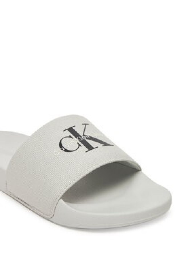 Calvin Klein Jeans Klapki Slide Monogram Cv YM0YM01271 Szary
