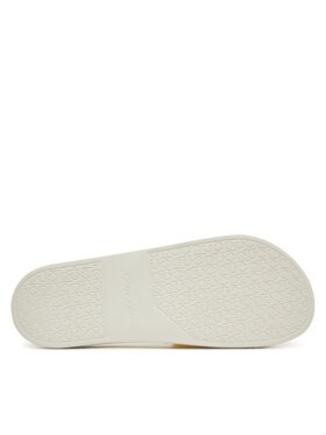 Calvin Klein Klapki Pool Slide Double T HM0HM01752 Biały