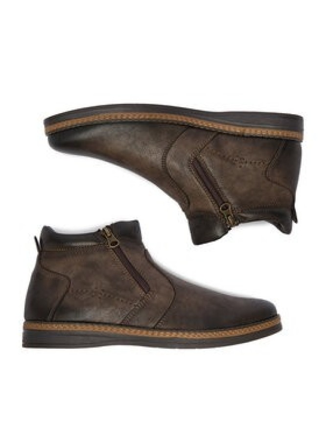 Lanetti Botki CEO-MBS-CARDIFF-10 Brązowy