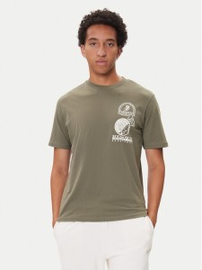 Napapijri T-Shirt S-Funes Ss NP0A88UA Khaki Regular Fit