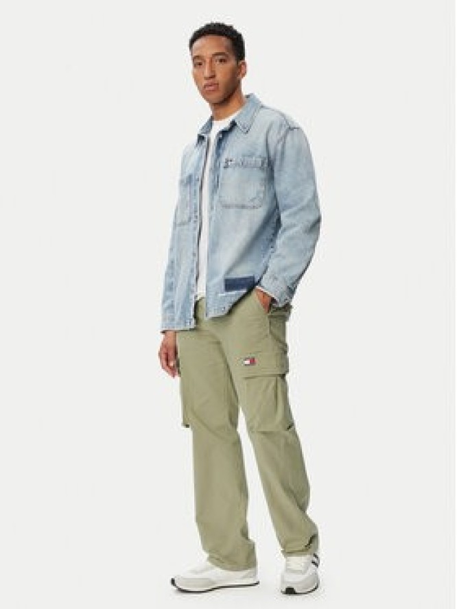 Tommy Jeans Spodnie cargo Otis Co DM0DM22403 Zielony Regular Fit