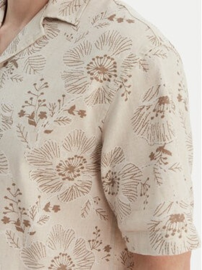 Guess Koszula M6GH29 W1718 Beżowy Regular Fit
