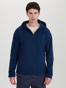 4F Kurtka softshell wiatroodporna membrana 5000 męska - granatowa XXL