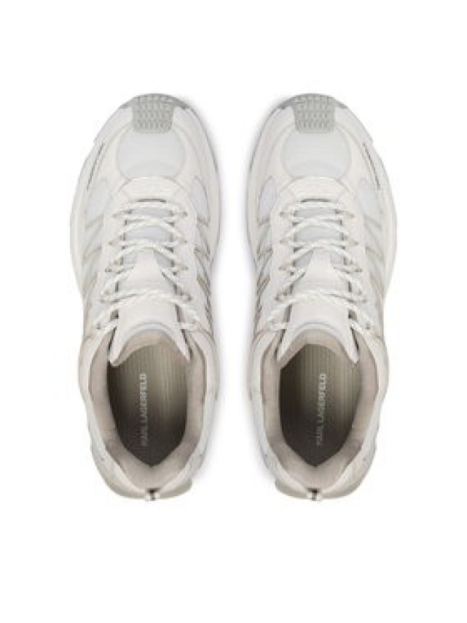 KARL LAGERFELD Sneakersy Orion Trail KL58526 Kremowy