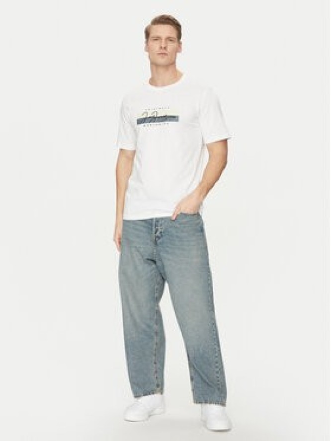 Jack & Jones T-Shirt Frederiksberg 12278266 Biały Regular Fit