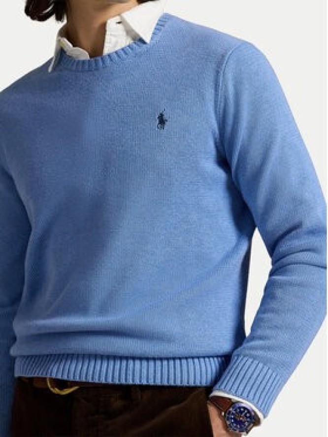 Polo Ralph Lauren Sweter 710810846038 Błękitny Regular Fit