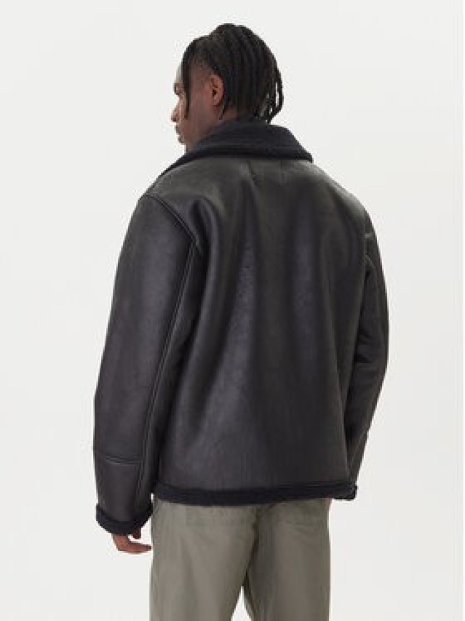 Jack & Jones Kurtka z imitacji skóry Cambridge 12282946 Czarny Regular Fit