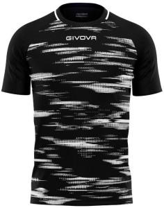 Koszulka sportowa - Sport - Unisex - Pixel - z nadrukiem - czarno-biała