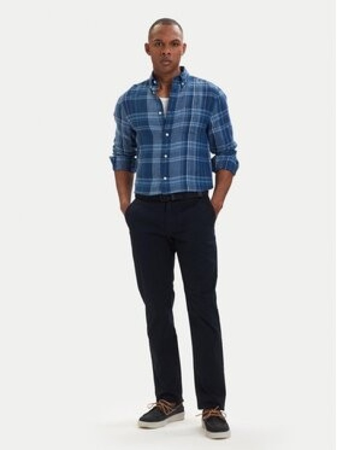 Tommy Hilfiger Koszula Madras Check MW0MW42399 Niebieski Regular Fit