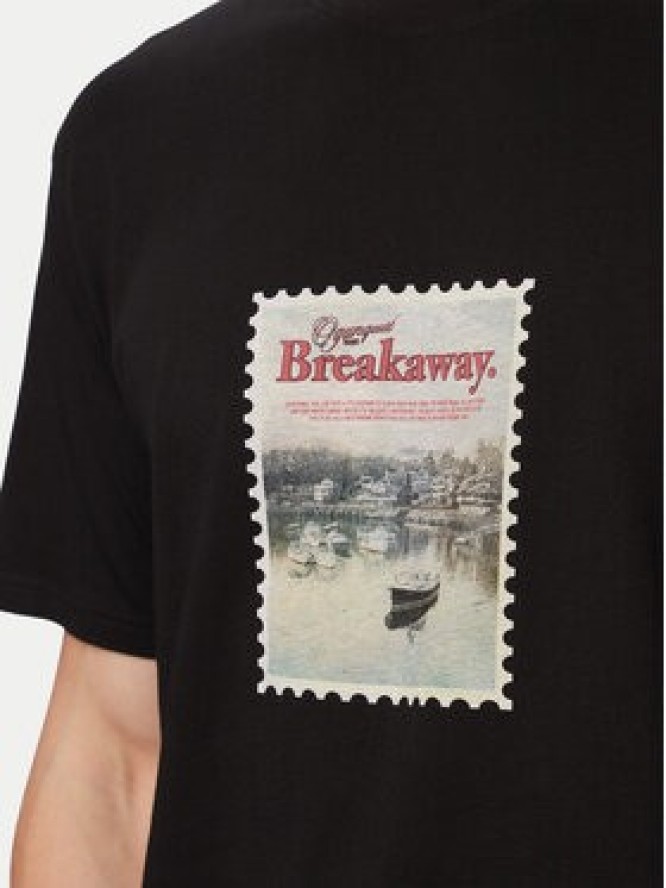 Jack & Jones T-Shirt Montauk Photo 12290890 Czarny Regular Fit