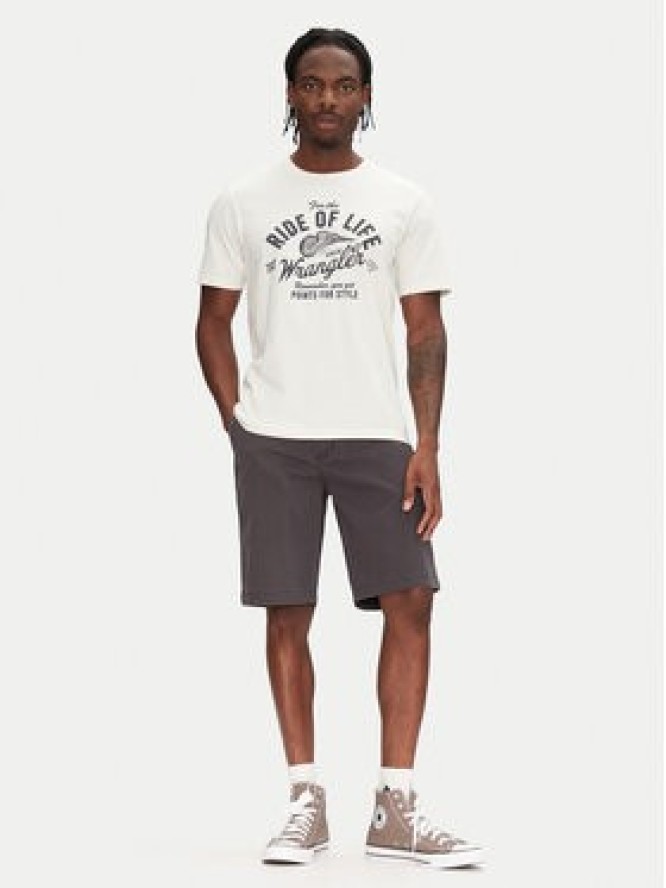 Wrangler Szorty materiałowe 112362922 Szary Slim Fit