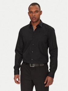 HUGO Koszula Koey 50539808 Czarny Slim Fit