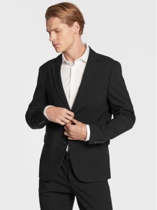 Lindbergh Garnitur 30-61040 Czarny Slim Fit