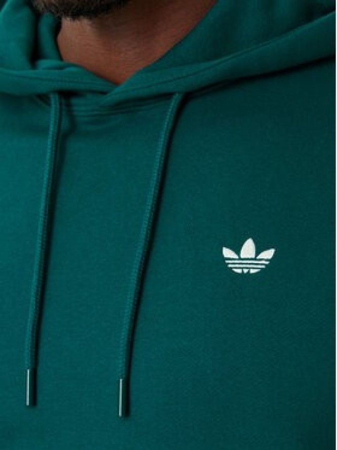 adidas Bluza Trefoil Essentials KV9317 Zielony ciemny Regular Fit