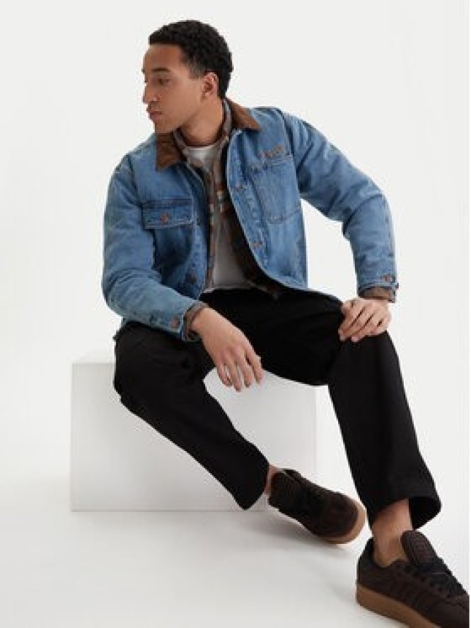 RVCA Kurtka jeansowa Post Dayshift 23A213506 Niebieski Regular Fit