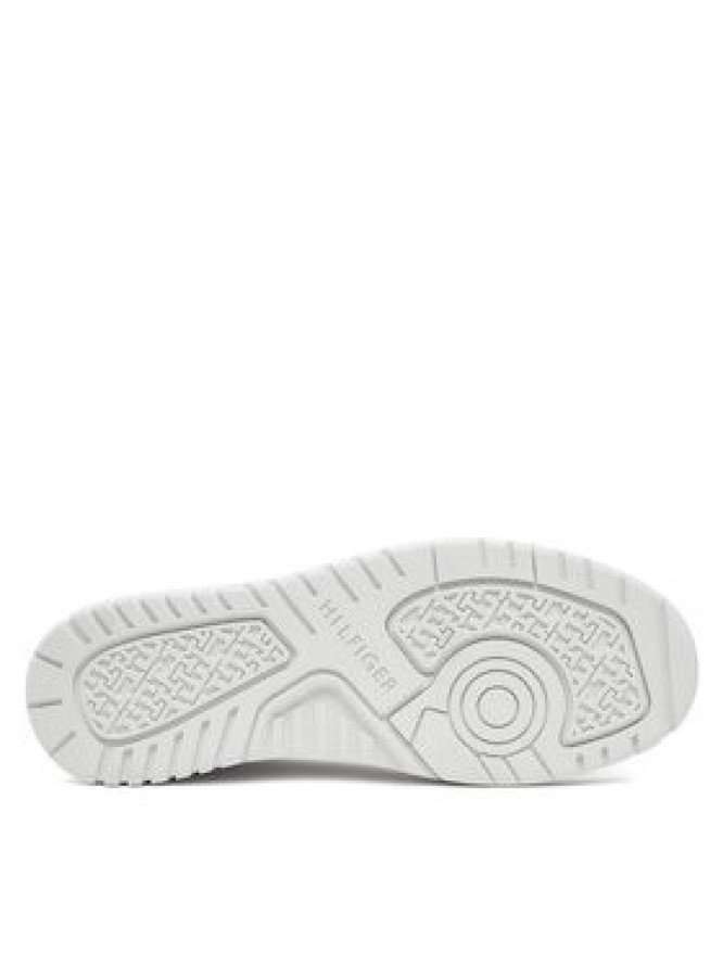 Tommy Hilfiger Sneakersy Th Basket Core Lth Pinperf FM0FM05466 Biały