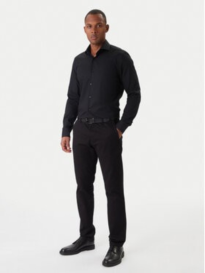 BOSS Koszula H-Hank 50550925 Czarny Slim Fit