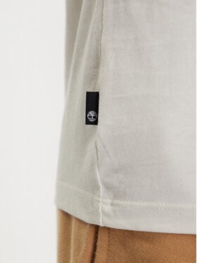 Timberland T-Shirt TB0A5UPQ Écru Regular Fit