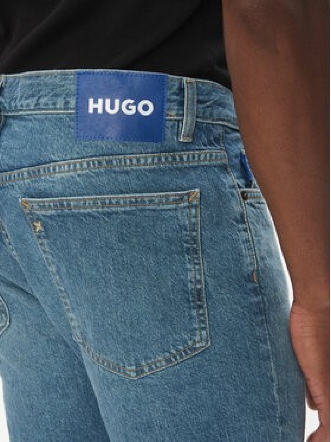 HUGO Jeansy Ash 50541582 Niebieski Regular Fit