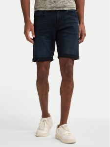 Petrol Industries Szorty jeansowe M-1050-SHO002 Granatowy Regular Fit