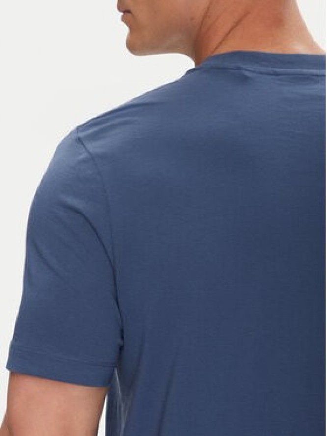 HUGO T-Shirt Dusplit 50542784 Granatowy Regular Fit