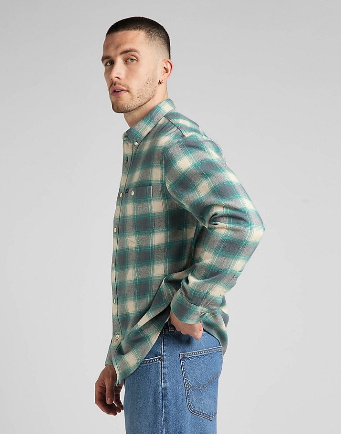 MĘSKA KOSZULA LEE RIVETED SHIRT L66IDODO 112321895