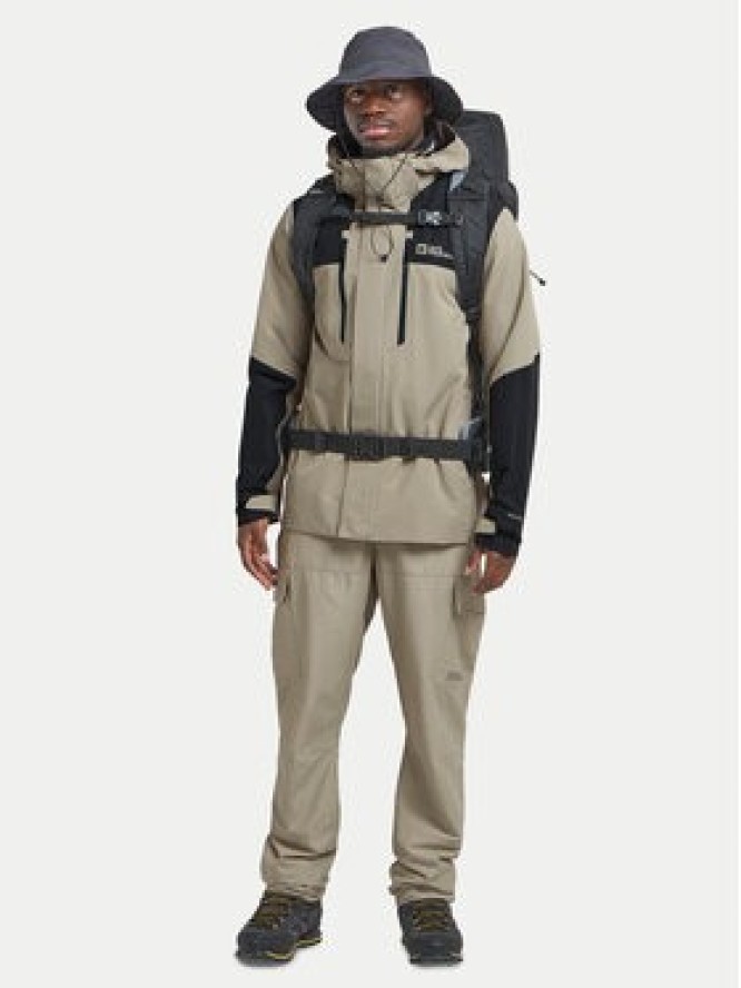 Jack Wolfskin Kurtka outdoor Jasper 2l 1108373 Szary Regular Fit
