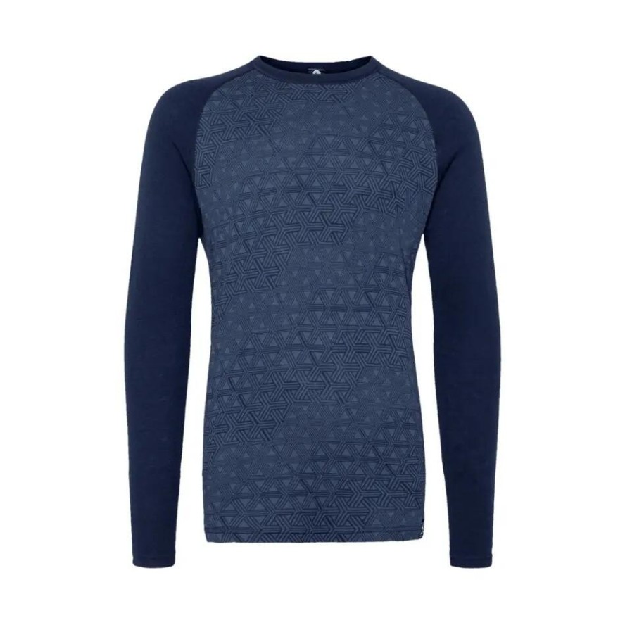 T-shirt z długimi rękawami z wełny Bula Geo Merino
