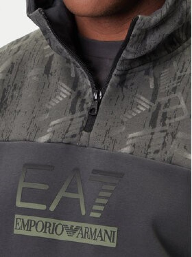 EA7 Emporio Armani Bluza 7M001131 AF16549 U8117 Szary Regular Fit