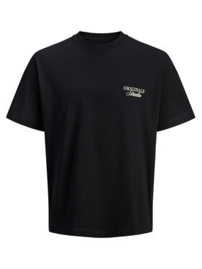 Jack & Jones T-Shirt Norrebro Typo 12282898 Czarny Regular Fit