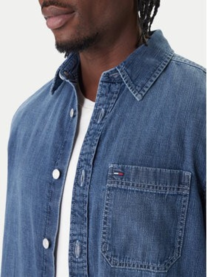 Tommy Jeans Koszula DM0DM22303 Niebieski Regular Fit