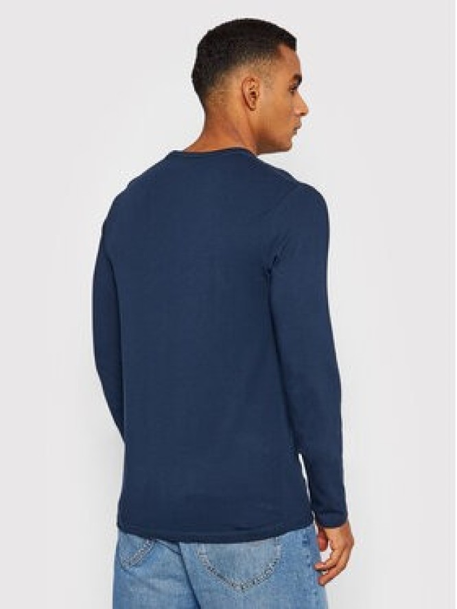 Pepe Jeans Longsleeve Original Basic 2 PM508211 Granatowy Slim Fit