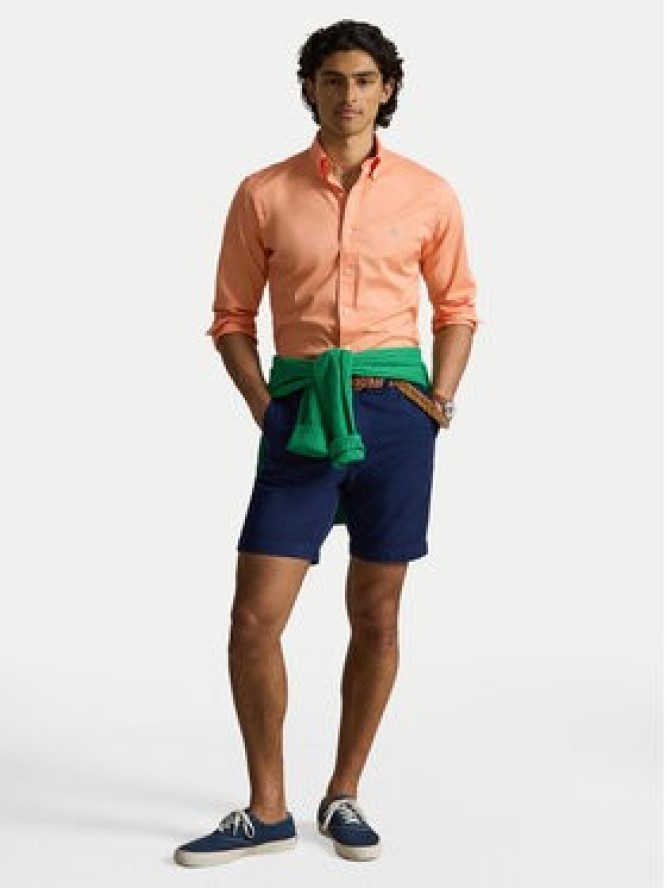 Polo Ralph Lauren Koszula 710B20512010 Pomarańczowy jasny Custom Fit