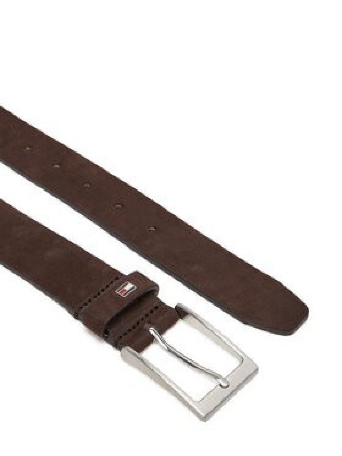 Tommy Hilfiger Pasek Męski Layton 3.5 Nubuck AM0AM13754 Brązowy