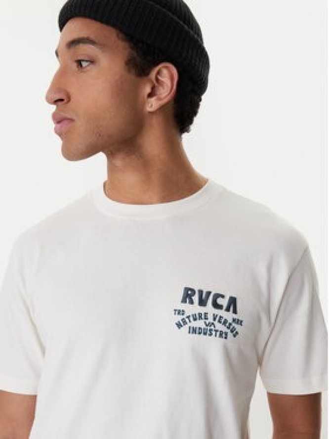 RVCA T-Shirt EVYZT00297 Écru Regular Fit