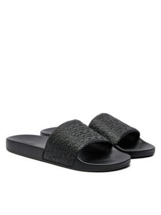 Calvin Klein Klapki Pool Slide Mono HM0HM01517 Czarny