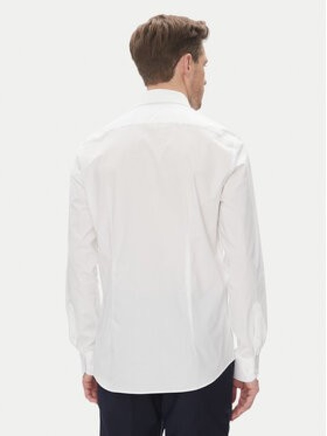 Tommy Hilfiger Koszula MW0MW39279 Biały Slim Fit
