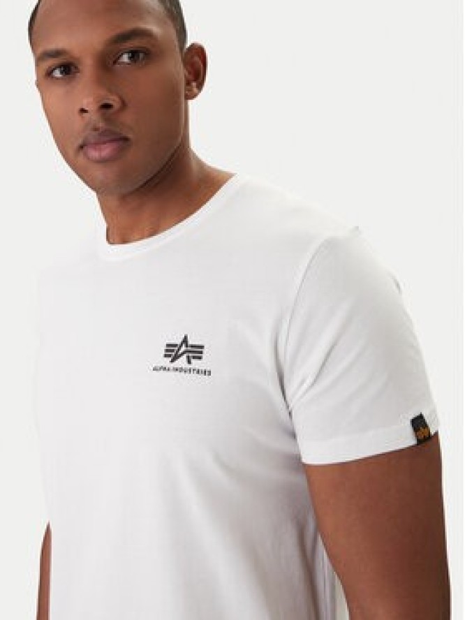 Alpha Industries T-Shirt Basic 188505 Biały Regular Fit