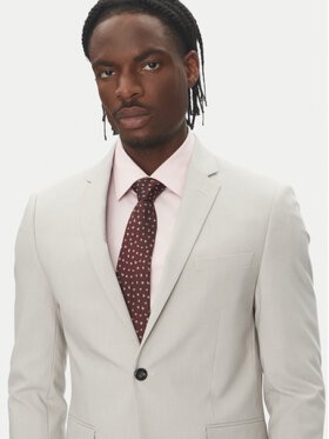 Lindbergh Garnitur 30-61040 Szary Slim Fit