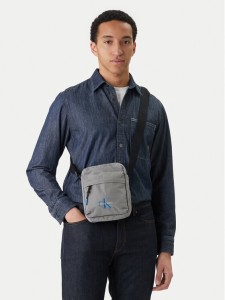 Calvin Klein Saszetka Bold Reporter LV04D3421G Szary