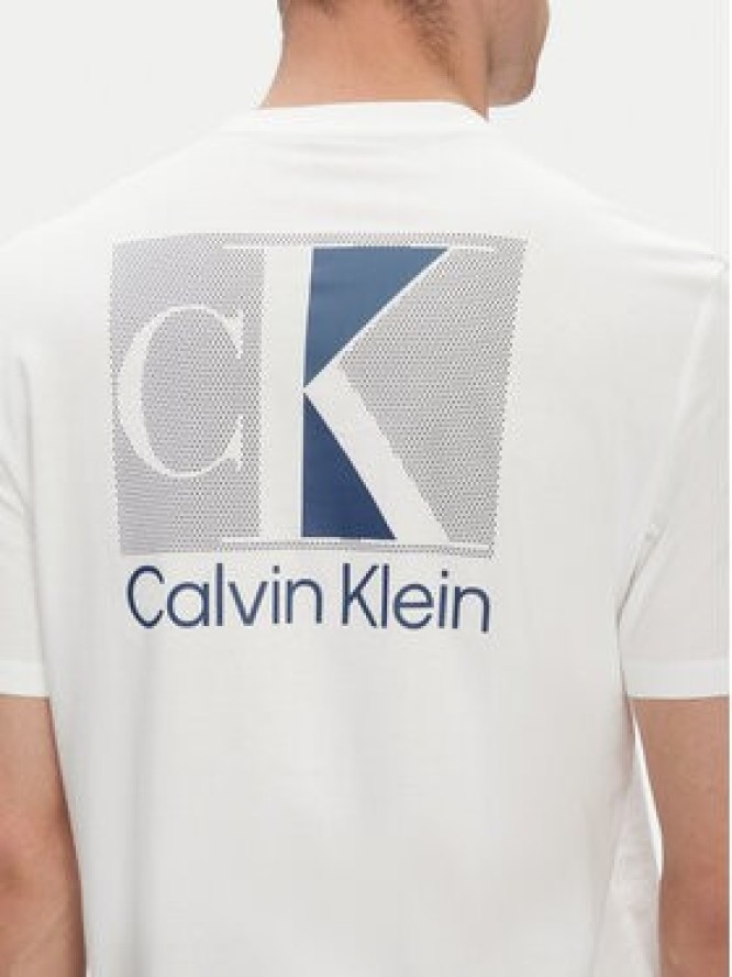 Calvin Klein T-Shirt LV04RC853G Biały Regular Fit