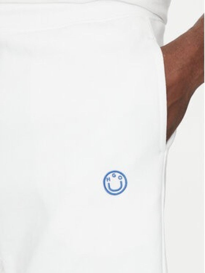 HUGO Szorty sportowe Nylsho 50534288 Biały Regular Fit