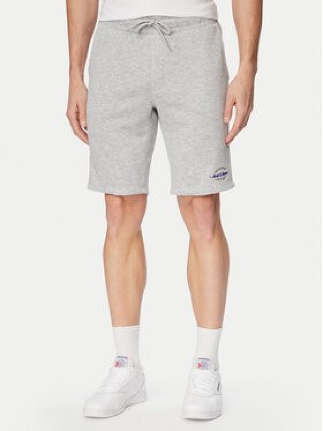 Jack & Jones Komplet t-shirt i spodenki Brandon 12298184 Biały Regular Fit