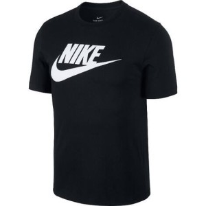 Nike SportSwear, T-Shirt Uomo Con Logo Stampato - Bianco, Nero