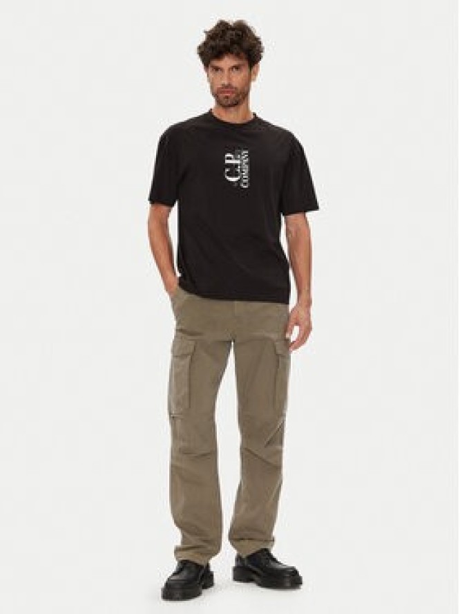 C.P. Company T-Shirt 19CMTS092A005100W Czarny Regular Fit