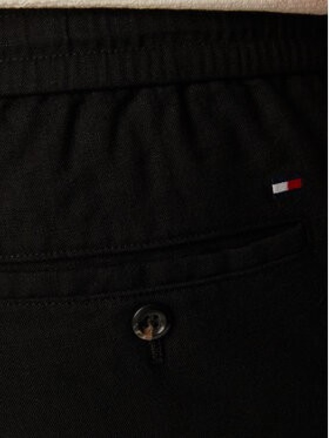 Tommy Hilfiger Chinosy Harlem MW0MW42336 Czarny Regular Fit