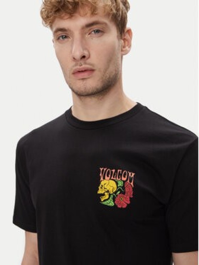 Volcom T-Shirt Tooflow A3512551 Czarny Classic Fit
