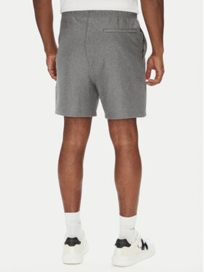 Calvin Klein Jeans Szorty sportowe Premium Terry LV04RC280G Szary Regular Fit