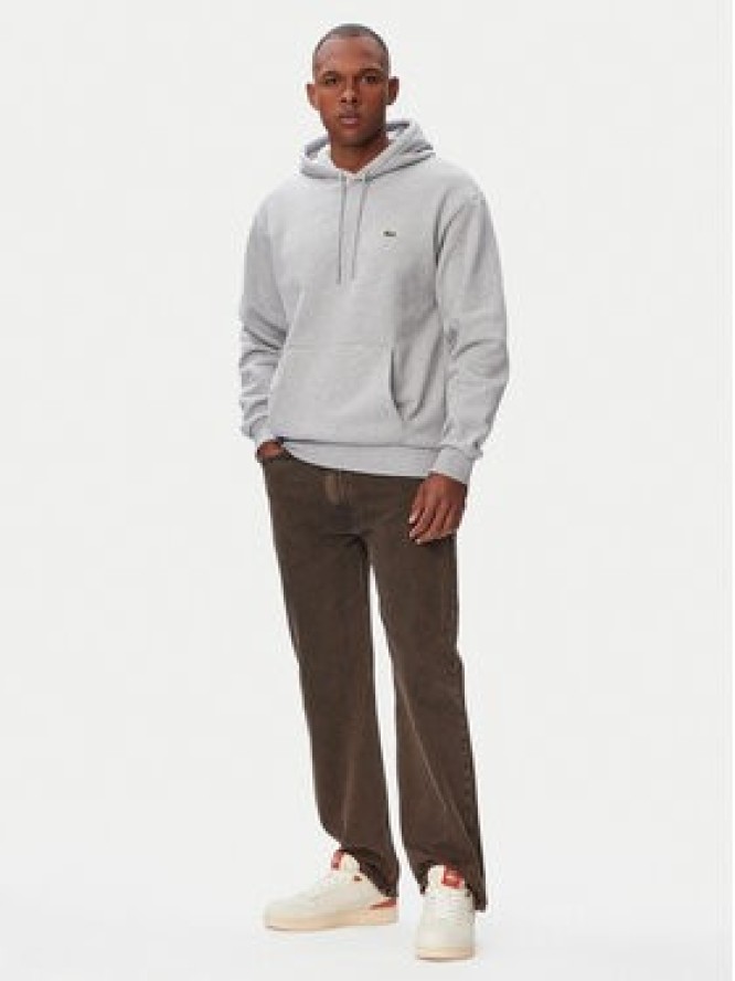 Lacoste Bluza SH8863 Szary jasny Relaxed Fit